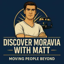 Discover Moravia with Matt - illustrated logo